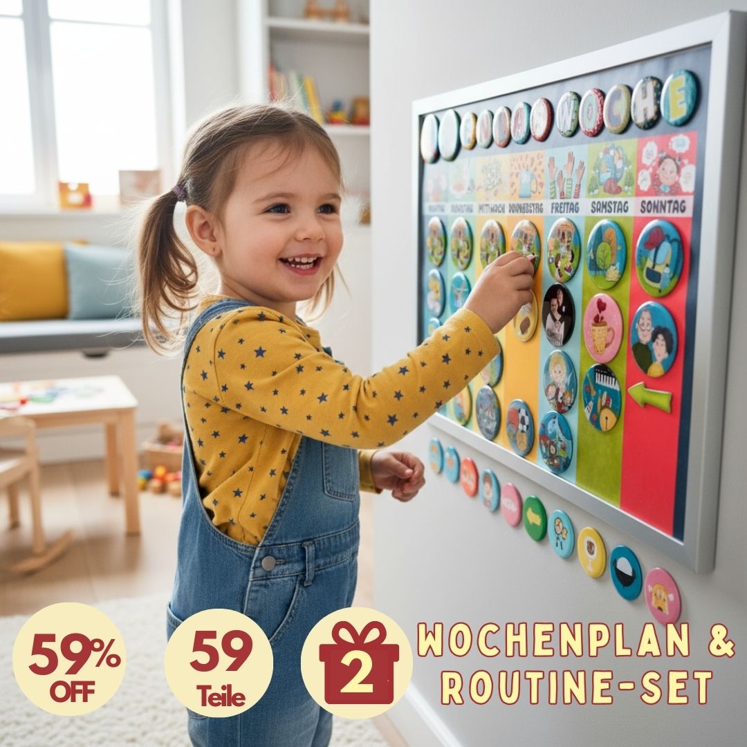 Wochenplan-Set I Tagesroutine-Set ab Krippenstart 1 Jahr
